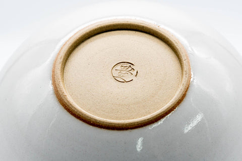 Japanese Yuzamashi - White Glazed Tokoname-yaki Spouted Bowl - 300ml