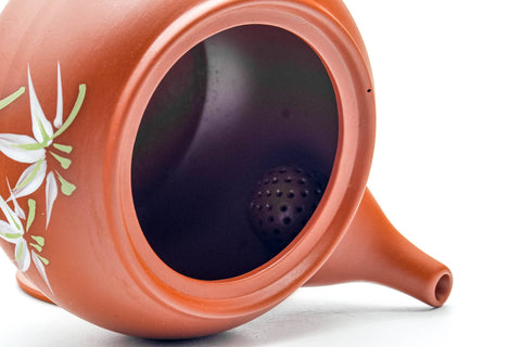 Japanese Tea Set - Bamboo Painted Tokoname-yaki Kyusu Teapot with 5 Yunomi Teacups