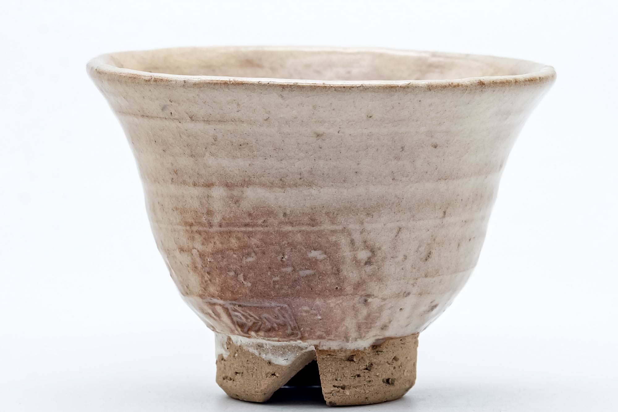 Vintage Japanese Teacup Hagi-yaki Yunomi - Thumbnail 3