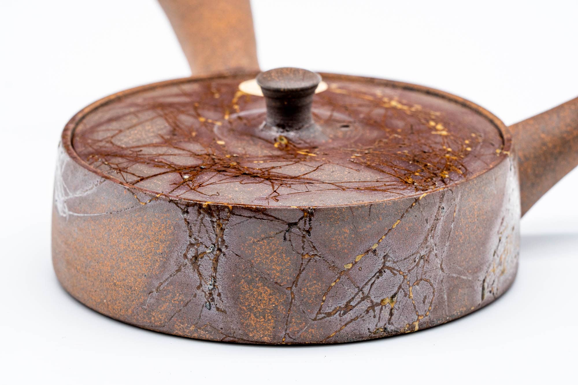 Japanese Kyusu - 石龍窯 Sekiryu Kiln - Mogake Seaweed Yakishime Tokoname-yaki Teapot - 110ml
