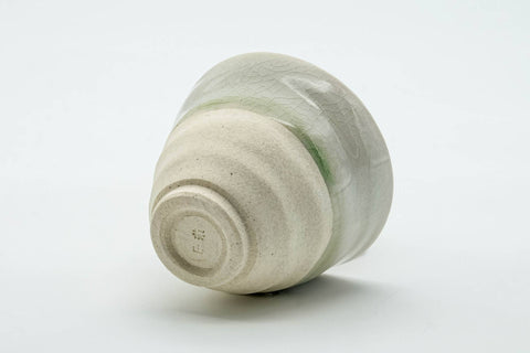 Japanese Teacup - Crazed Celadon Glazed Wabi-Sabi Yunomi - 100ml