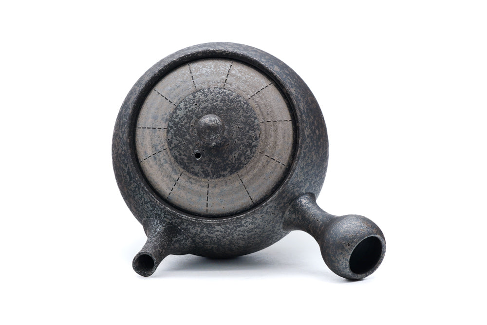 Japanese Kyusu Fujita Tokuta Haikake Patterned Tokoname Teapot - Thumbnail 5