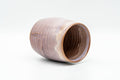 Tezumi — Japanese Teacup - Purple Drip-Glazed Hagi-yaki Yunomi - 140ml — three-quarter view