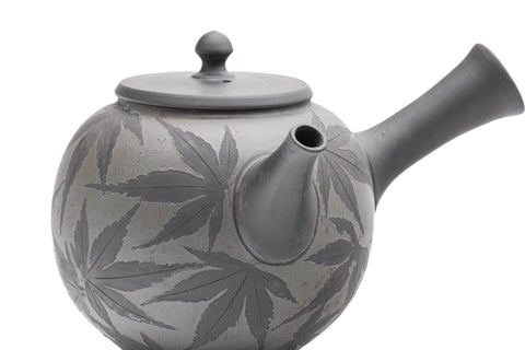 Momiji Black Kokudei Tokoname Teapot - 280ml