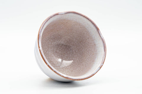 Japanese Teacup - 天鵬山 Tsubaki Kiln 椿窯 Purple Glazed Hagi-Yaki Yunomi - 140ml