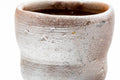 Wider view looking into the cup's mouth and interior.