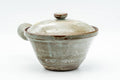 Japanese Kyusu - Chrysanthemum Grey Glazed Kiyomizu-yaki Do-ake Teapot - 200ml - Tezumi