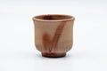 Tezumi — Japanese Teacup - Orange Hidasuki Rice Straw Bizen-yaki Yunomi - 115ml — front view