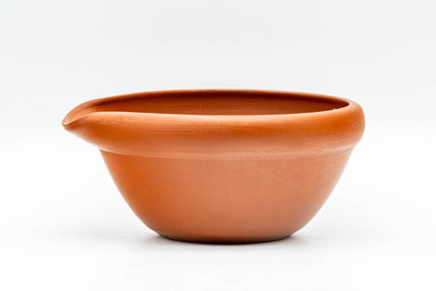 Japanese Katakuchi - 高資窯 Takasuke - Red Shudei Tokoname-yaki Water Cooler - 110ml