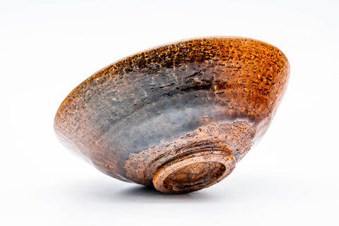 Orange Candy Glazed Raku Summer Chawan