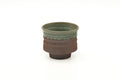 Tezumi — Japanese Teacup - Brown Green Glazed Yunomi - 165ml — front view from another angle