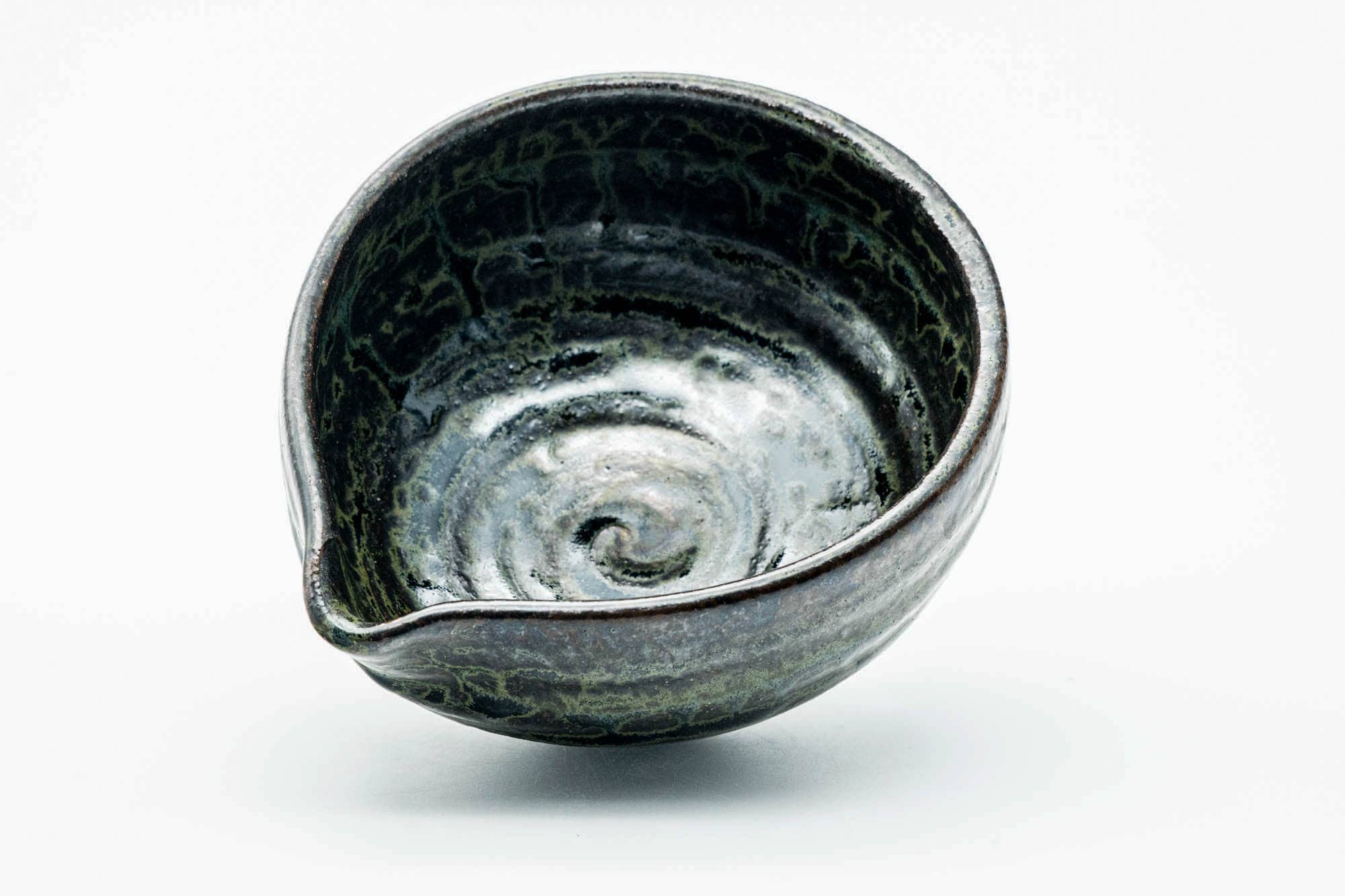 Japanese Katakuchi - Metallic Green Glazed Water Cooler - 200ml