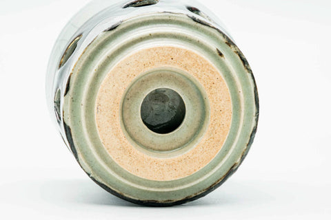 Underside of the teacup, showing the foot.