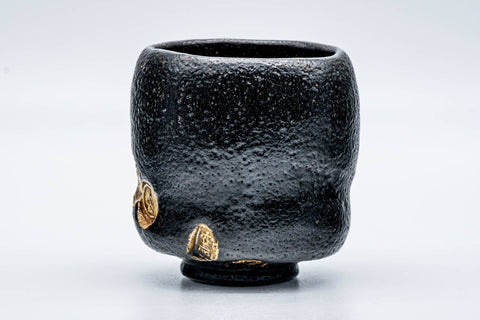 Japanese Matcha Bowl - 桂窯 Katsura Kiln - Su-in Kuro-Raku Winter Chawan - 250ml