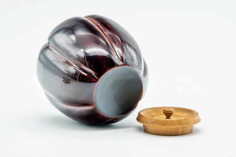 Japanese Chaire - 吉田一峰 Yoshida Kazumine - Akoda Pumpkin Matcha Tea Container