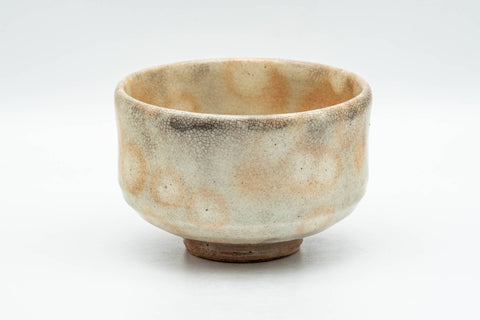 Japanese Matcha Bowl - Beige Gohonte Hagi-yaki Chawan - 200ml - Tezumi