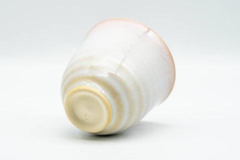 Japanese Teacup - Pink Cerulean Crazed Interior Glaze Yunomi - 115ml