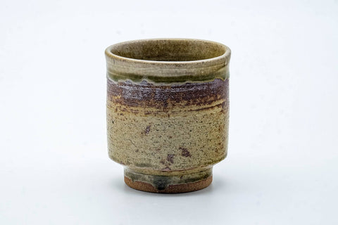 Japanese Teacup - Dark Beige Drip-Glazed Yunomi - 180ml
