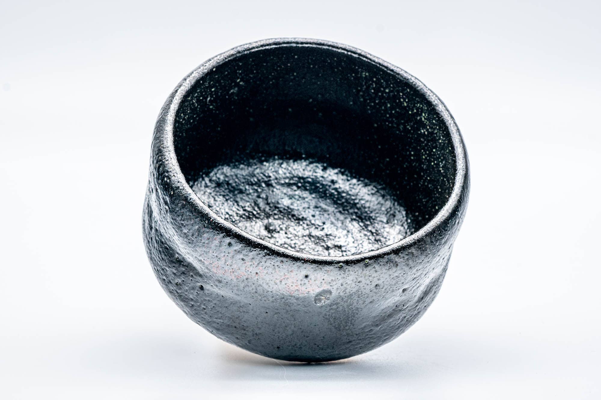 Japanese Matcha Bowl - Classic Black Kuro-Raku Chawan - 500ml