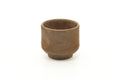 Tezumi — Japanese Teacup - Beige White Drip-Glazed Hagi Yunomi - 80ml — front view from another angle
