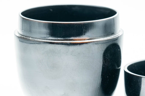 Japanese Natsume - Black Lacquered Wooden Matcha Tea Canister - 100ml - Tezumi