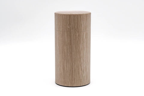 Oak Wood Veneer Tea Canister - 200g