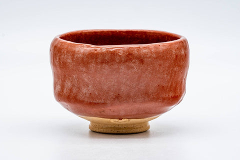 Japanese Matcha Bowl - 松楽窯 Shoraku Kiln - Black Red Aka-raku Chawan - 300ml