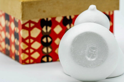 Japanese Kogo - Ceramic Gourd-shaped Incense Container