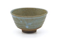 Tezumi — Japanese Matcha Bowl - Olive Green Drip-Glazed Komogai-nari Chawan - 500ml — front view