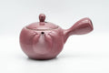 Tezumi — Japanese Kyusu - Magenta Teapot with Fine Mesh Strainer - 325ml — three-quarter view