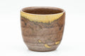 Japanese Teacup - Brown Beige Drip-Glazed Yunomi - 100ml - Tezumi