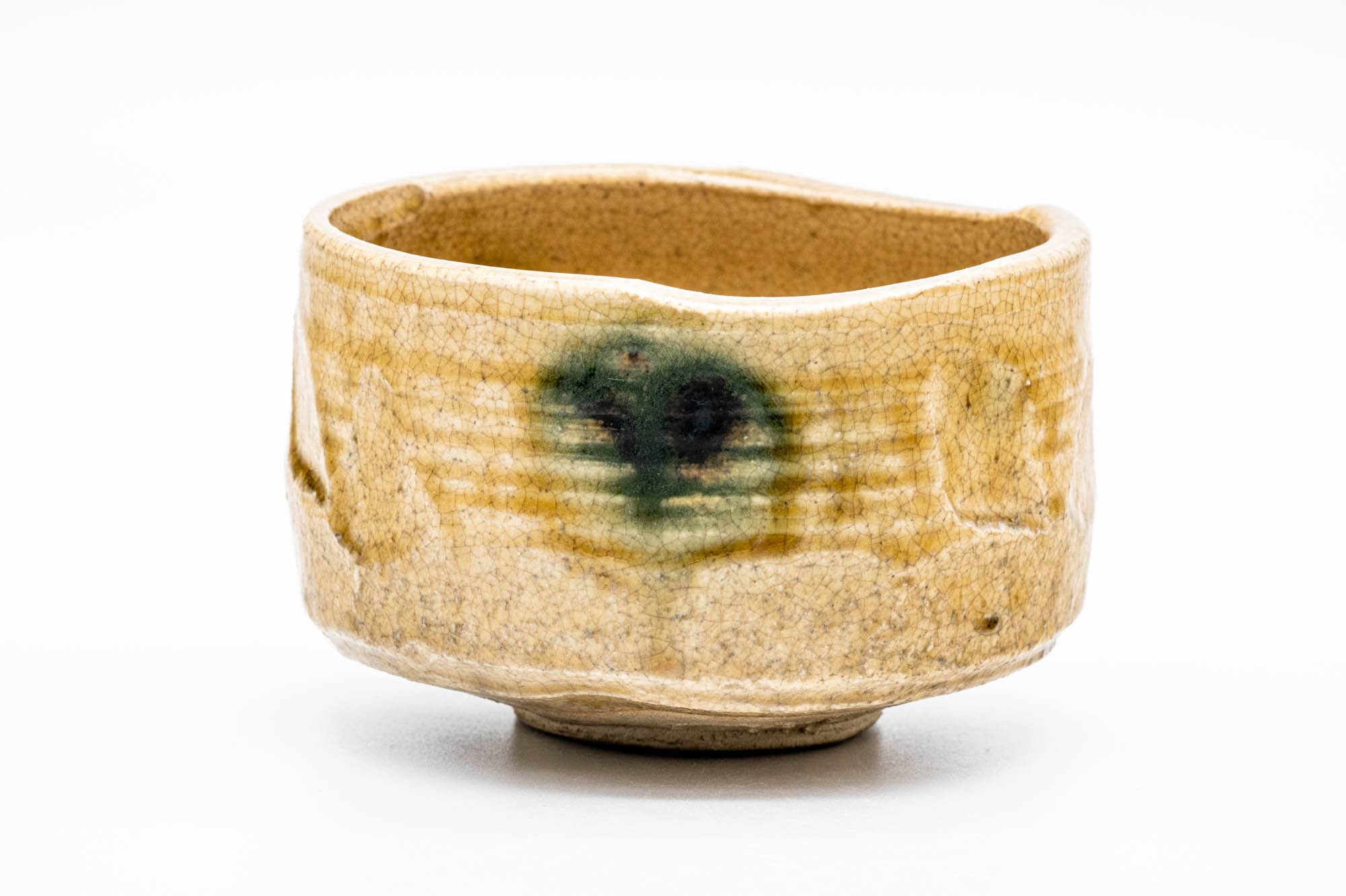 Japanese Matcha Bowl - Herame Undulating Seto-yaki Chawan - 500ml