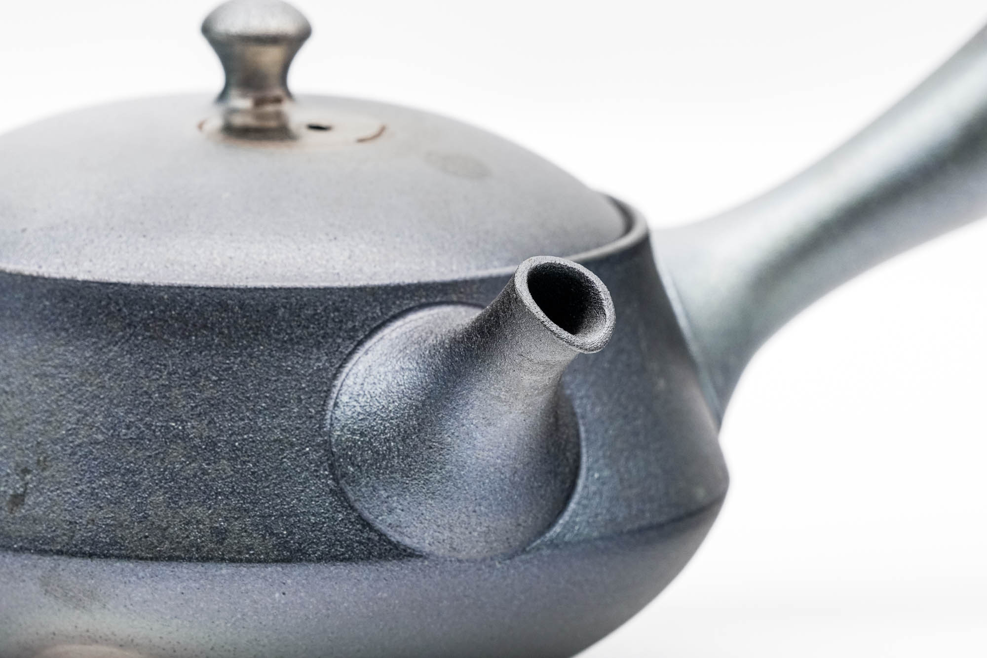 Japanese Kyusu - 藤田徳太 Fujita Tokuta - Kaiyaki Metallic Tokoname Teapot - 250ml