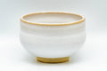 Japanese Teacup - 赤膚山 Akiyama Kiln White Glazed Akahada-yaki Yunomi - 160ml - Tezumi
