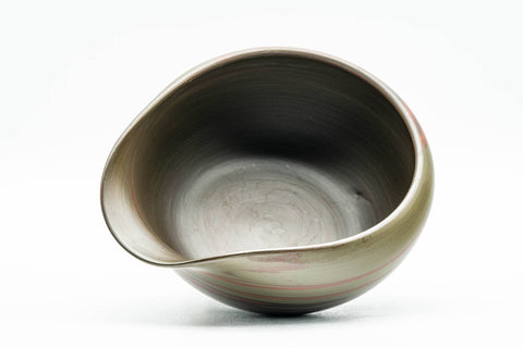 Japanese Katakuchi - 雲仙窯 Unzen Kiln - Green Nerikomi Tokoname-yaki Water Cooler - 140ml