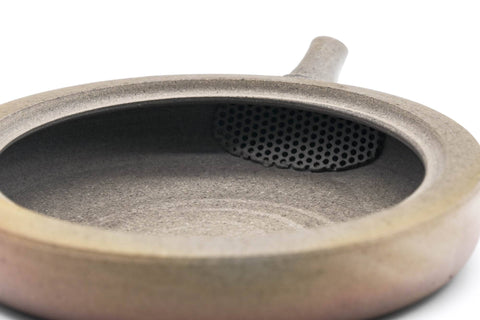 Wide Flat Yakishime Tokoname Teapot - 100ml