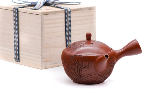 Cresting Waves Tokoname Teapot - 260ml