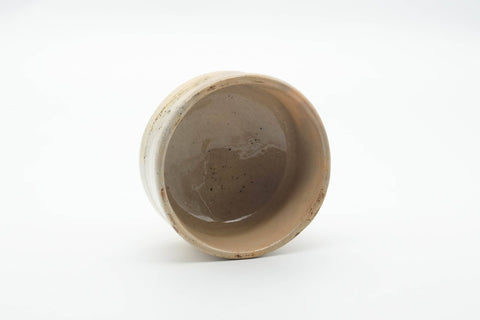 Japanese Matcha Bowl - Beige Earthy Speckled Chawan - 500ml