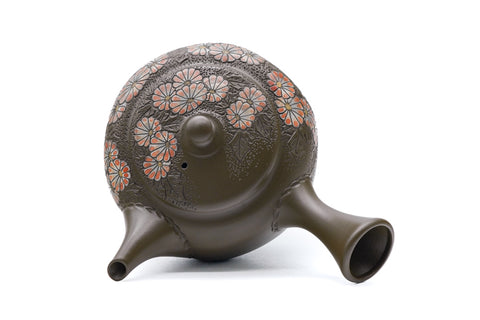 Chrysanthemum Layered Tokoname Teapot - 200ml