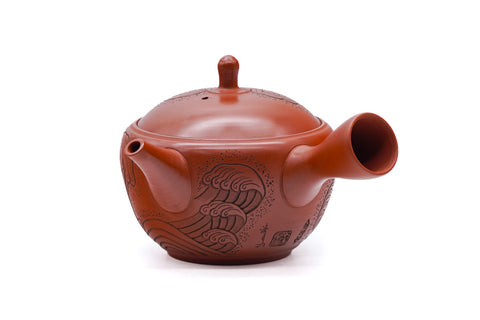 Cresting Waves Tokoname Teapot - 260ml