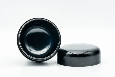 Japanese Natsume - Black Lacquered Wooden Matcha Tea Canister - 100ml - Tezumi