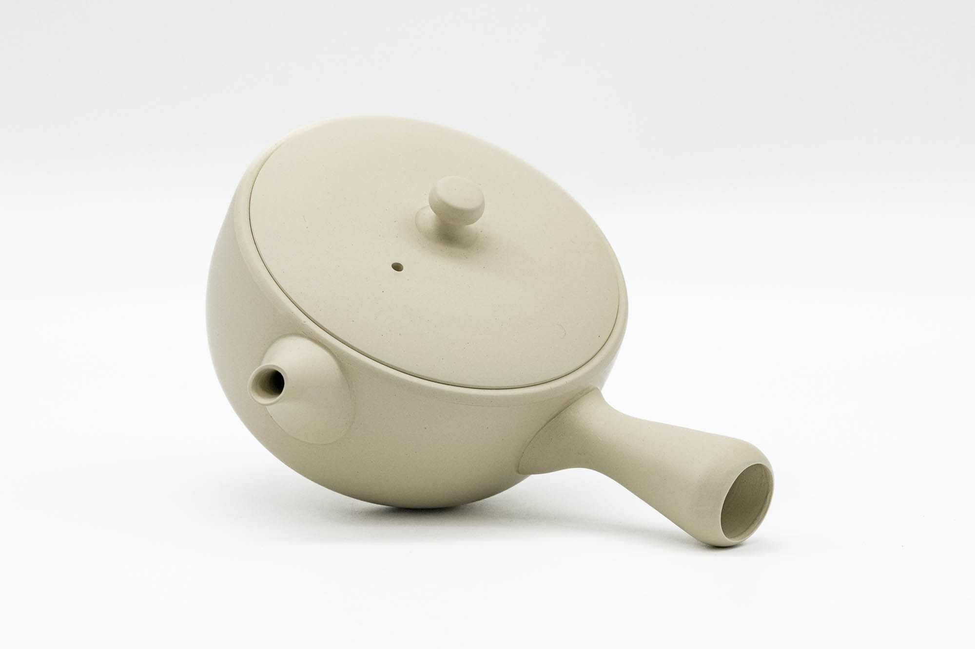 Japanese Kyusu - 陶仙窯 Tosen Kiln - White Tokoname Teapot - 200ml