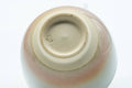 Tezumi — Japanese Teacup - 天鵬山 Tsubaki Kiln - Classic Beige Hagi-yaki Yunomi - 80ml — inverted showing the foot ring