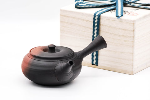Black Red Yōhen Tokoname Teapot - 230ml