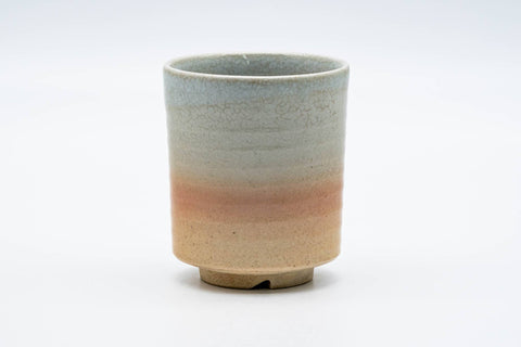 Japanese Teacup - Beige Pink White Glazed Hagi-yaki Yunomi - 200ml