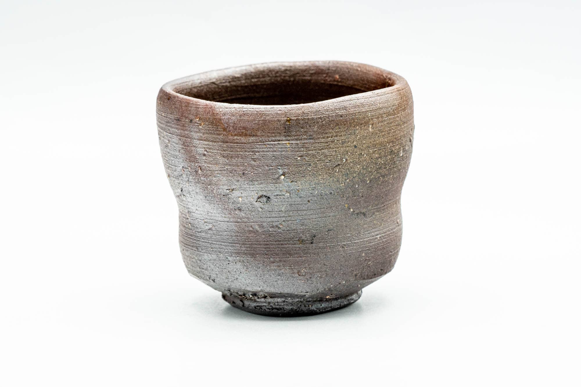 Japanese Teacup - Wabi-Sabi Waisted Bizen-yaki Yunomi - 85ml