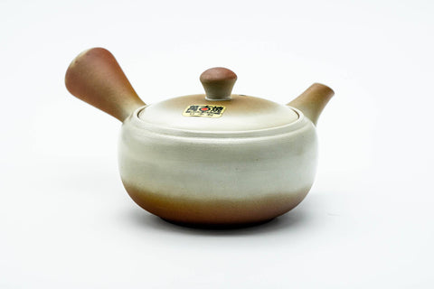 Japanese Kyusu - Beige Brown Gradient Mesh Teapot - 275ml