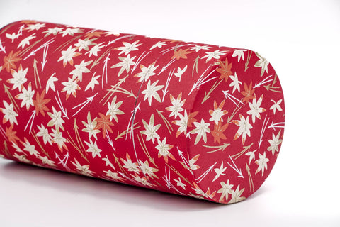 Red Momiji Washi Tea Canister - 200g