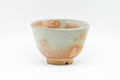 Tezumi — Japanese Teacup - Beige Pink Glazed Gohonte Hagi-yaki Yunomi - 90ml — front view