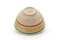 Tezumi — Japanese Matcha Bowl - Striped Kyo Chawan - 400ml — top-down view of the interior